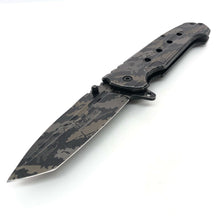 Load image into Gallery viewer, TAC FORCE ASSISTED LINERLOCK FOLDING POCKET KNIFE WITH LASER DIGITAL CAMO HANDLE