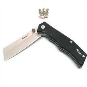 BUCK KNIVES TRUNK LINER LOCK KNIFE BLACK G-10 (2.875" SATIN) 0252BKS