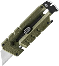 Load image into Gallery viewer, GERBER PRYBRID UTILITY KNIFE GREEN MULTI POCKET TOOL WIRE STRIPPER SCREWDRIVER