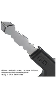 CRKT Williams Defense Key: EDC Personal Defense Key Chain Tool with Phillips Hea