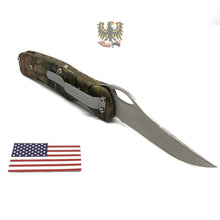 Load image into Gallery viewer, BEAR &amp; SON 9112 CAMOUFLAGE ALUMINUM HANDLES LINERLOCK FOLDING POCKET KNIFE
