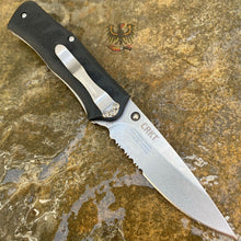 Load image into Gallery viewer, RUGER BY CRKT  ASSISTED OPENING PART SERRATED  LINERLOCK FOLDING POCKET KNIFE
