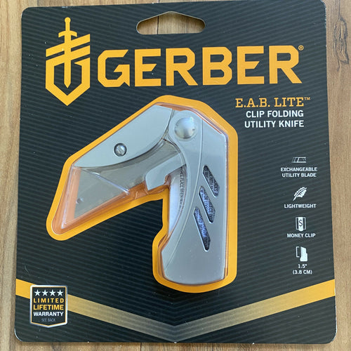 GERBER FOLDING UTILITY POCKET KNIFE 3 INCH CLOSED LINERLOCK POCKET CLIP