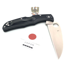 SPYDERCO ENDURA 4 LOCKBACK RAZOR SHARP KNIFE WITH BLACK FRN HANDLE