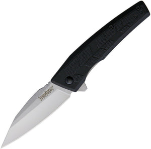 KERSHAW RHETORIC ASSISTED FLIPPER SHARP KNIFE 3CR13 BLASTED DROP POINT BLADE