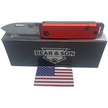 Load image into Gallery viewer, BEAR &amp; SON SMALL SLIP JOINT EVERY DAY CARRY POCKET KNIFE RED