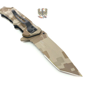 TAC FORCE SPEED ASSISTED OPENING PART TANTO POINT LINERLOCK FOLDING KNIFE