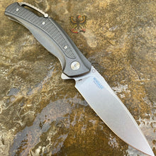 Load image into Gallery viewer, RUGER BY CRKT  LINERLOCK FOLDING SHARP KNIFE WITH GRAY TEXTURED ALUMINUM HANDLE