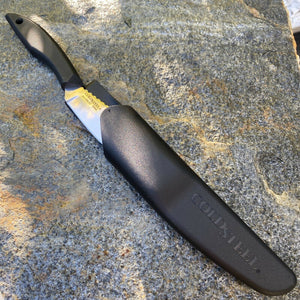 COLD STEEL CANADIAN BELT KNIFE FIXED 4" BLADE, BLACK POLYPROPYLENE HANDLE