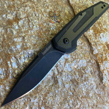 Load image into Gallery viewer, KERSHAW JENS ANSO FRAXION FLIPPER SHARP KNIFE 2.75&quot; BLACKWASHED CLIP POINT BLADE
