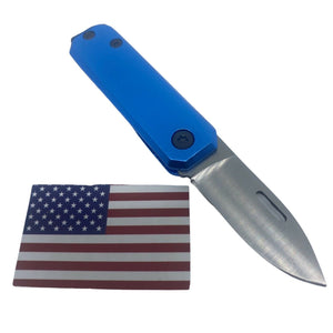 BEAR & SON SMALL SLIP JOINT EVERY DAY CARRY POCKET KNIFE BLUE