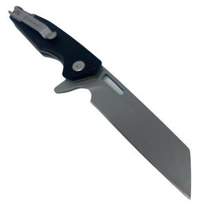 SMITH & WESSON SIDEBURN FOLDING KNIFE 3" BEAD BLASTED PLAIN BLADE, G10 HANDLES