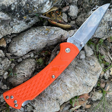 Load image into Gallery viewer, BUCK KNIVES 112 SLIM SELECT FOLDING LOCKBACK POCKET KNIFE W/ THUMB STUDS ORANGE