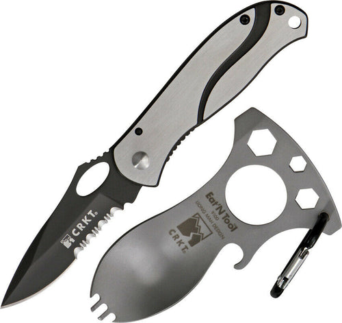 CRKT PAZODA FRAME LOCK EVERY DAY CARRY POCKET KNIFE + EAT'N TOOL