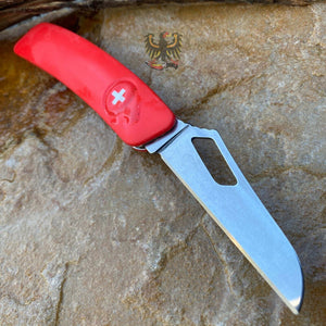 SWIZA GARDEN FLORAL RAZOR  SHARP KNIFE RED