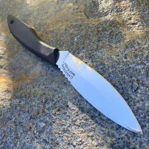 COLD STEEL CANADIAN BELT KNIFE FIXED 4" BLADE, BLACK POLYPROPYLENE HANDLE