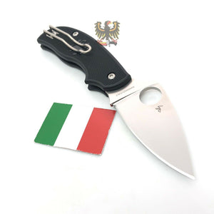 SPYDERCO URBAN LEAF NON-LOCKING FOLDING KNIFE WITH 2.61" N690CO STEEL BLADE