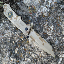 Load image into Gallery viewer, TAC FORCE SPEED ASSISTED OPENING PART TANTO POINT LINERLOCK FOLDING KNIFE