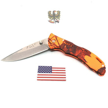 Load image into Gallery viewer, BUCK KNIVES BANTAM BLW KNIFE MOSSY OAK ORANGE CAMO