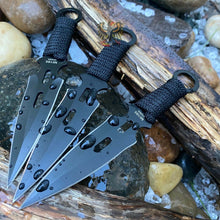 Load image into Gallery viewer, THREE PIECE THROWING SET FIXED BLADE COOL KNIFE