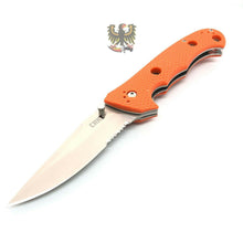 Load image into Gallery viewer, CRKT COLUMBIA RIVER HAMMOND CRUISER LINERLOCK POCKET KNIFE ORANGE FLIPPER