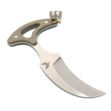 Load image into Gallery viewer, COMBAT READY NECK KNIFE G-10 HANDLE BEADED CHAIN FULL TANG