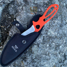 Load image into Gallery viewer, BUCK KNIVES PAKLITE LG SKINNER W/ ORANGE TRACTION COAT