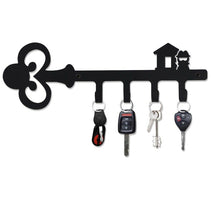 Load image into Gallery viewer, Pricuitie Decorative Wall Mounted Iron Key Holder, 11 inch with 4 Key Hooks