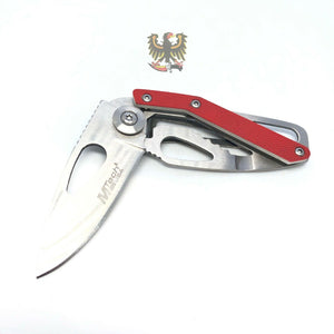 MTECH RED FRAMELOCK FOLDING POCKET KEY CHAIN KNIFE