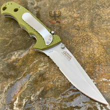 Load image into Gallery viewer, CRKT CRUISER CLIP POINT LINERLOCK FOLDING POCKET KNIFE WITH OD GREEN TEXTURED
