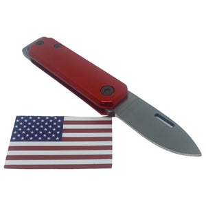 BEAR & SON SMALL SLIP JOINT EVERY DAY CARRY POCKET KNIFE RED