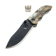 Load image into Gallery viewer, ELK RIDGE LINERLOCK FOLDING POCKET KNIFE CAMO FINISH ALUMINUM HANDLES