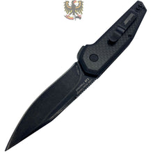 Load image into Gallery viewer, KERSHAW JENS ANSO FRAXION FLIPPER SHARP KNIFE 2.75&quot; BLACKWASHED CLIP POINT BLADE