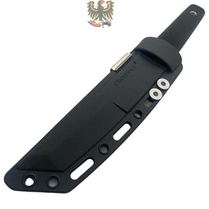 KOBUN LIGHT WEIGHT BOOT KNIFE FIXED 5.5" TANTO SERRATED BLADE, KRAY-EX HANDLE