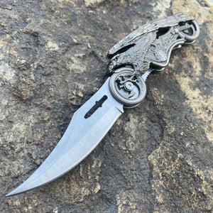 FOLDING POCKET KNIFE EAGLE RIDER ASSISTED OPENING MOTORCYCLE HARLEY