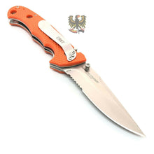 Load image into Gallery viewer, CRKT COLUMBIA RIVER HAMMOND CRUISER LINERLOCK POCKET KNIFE ORANGE FLIPPER