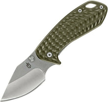 Load image into Gallery viewer, GERBER KETTLEBELL FRAMELOCK STAINLESS BLADE KNIFE WITH GREEN ALUMINUM HANDLE