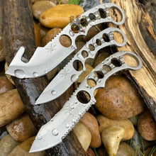 Load image into Gallery viewer, FROST CUTLERY SET FIXED BLADE KNIFE SATIN FINISH STAINLESS BLADE