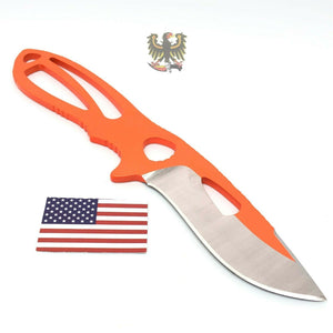 BUCK KNIVES PAKLITE LG SKINNER W/ ORANGE TRACTION COAT