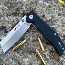 Load image into Gallery viewer, BUCK KNIVES TRUNK LINER LOCK KNIFE BLACK G-10 (2.875&quot; SATIN) 0252BKS