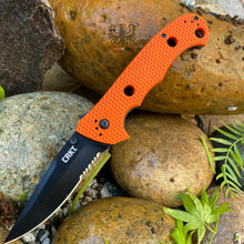Load image into Gallery viewer, CRKT COLUMBIA RIVER HAMMOND CRUISER LINERLOCK POCKET KNIFE ORANGE BLACK FINISH
