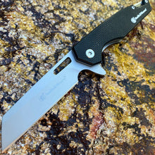 Load image into Gallery viewer, SMITH &amp; WESSON SIDEBURN FOLDING KNIFE 3&quot; BEAD BLASTED PLAIN BLADE, G10 HANDLES