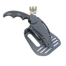 Load image into Gallery viewer, MTECH FIXED KARAMBIT HAWK MILITARY STYLE KNIFE STAINLESS GREEN BLACK SERRATED