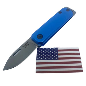 BEAR & SON SMALL SLIP JOINT EVERY DAY CARRY POCKET KNIFE BLUE