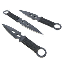 Load image into Gallery viewer, THREE PIECE THROWING SET FIXED BLADE COOL KNIFE