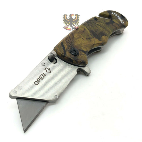 SLIMCUT CUTLERY  UTILITY LINERLOCK KNIFE WITH BELT/CORD CUTTER