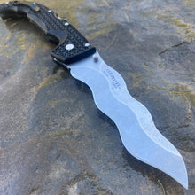 Load image into Gallery viewer, COLD STEEL KRIS VOYAGER FOLDING KNIFE 5.5&quot; JAPANESE AUS-10A STONEWASHED BLADE