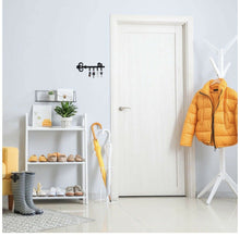Load image into Gallery viewer, Pricuitie Decorative Wall Mounted Iron Key Holder, 11 inch with 4 Key Hooks