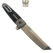 Load image into Gallery viewer, COLD STEEL OYABUN FLIPPER KNIFE 3.5&quot; 4034 TANTO BLADE, GRAY GRIV-EX HANDLES