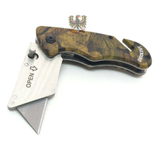 Load image into Gallery viewer, SLIMCUT CUTLERY  UTILITY LINERLOCK KNIFE WITH BELT/CORD CUTTER